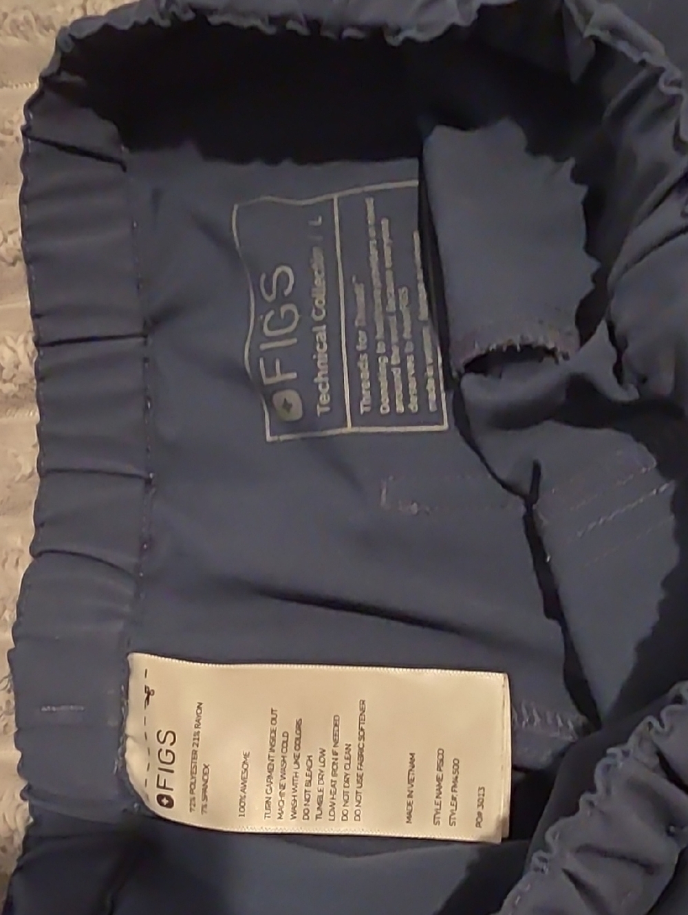 Figs Technical Pisco Scrub Pant Dark Harbour